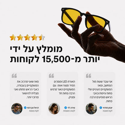 DayShift™ – משקפי אור כחול ליום